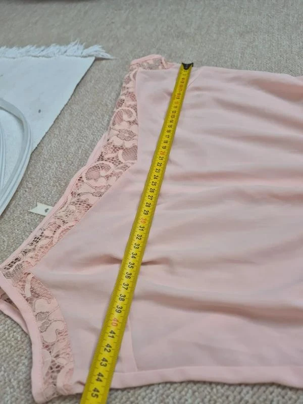 Osley Combinaison fluide dentelle rosa pastel L – photo 9